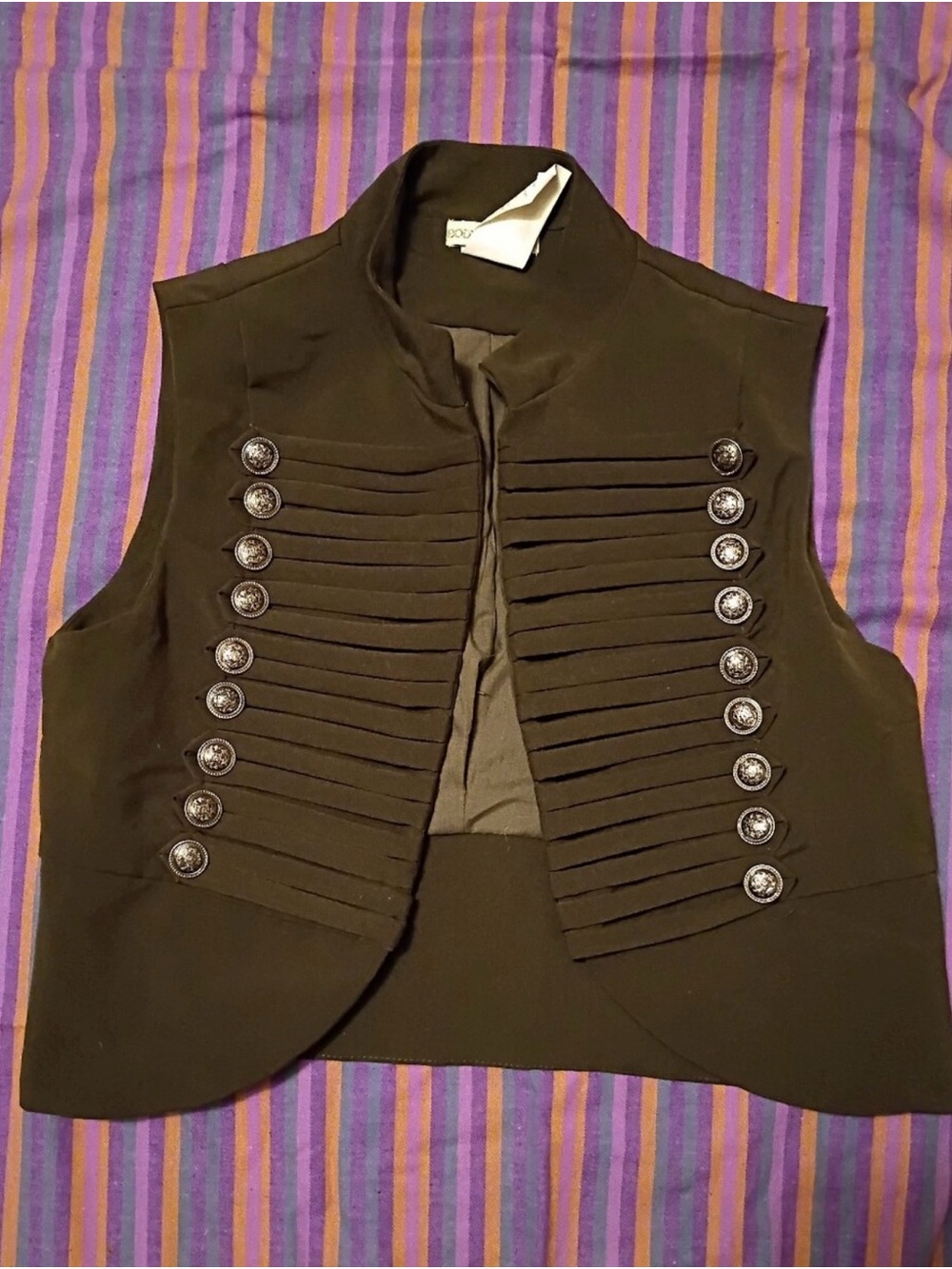 Classic Military-Napoleon double breast buttoned Vest Jacket